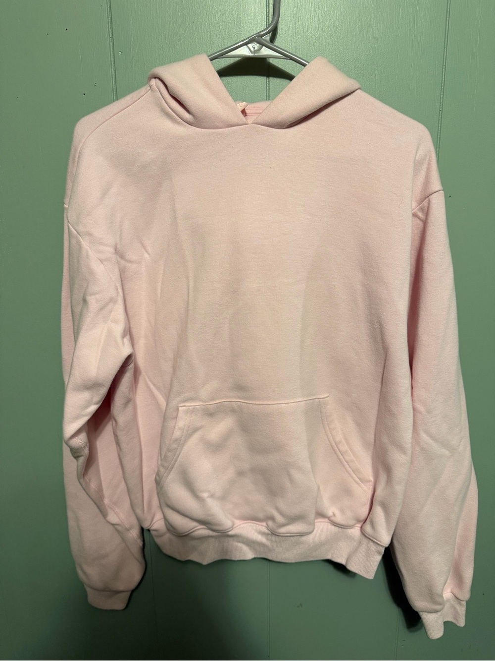 SKIMS Light Pink Hooded Pullover Sweatshirt